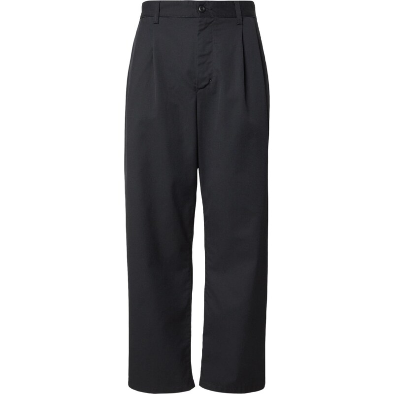 Carhartt WIP Plisované nohavice Evan čierna 68501490
