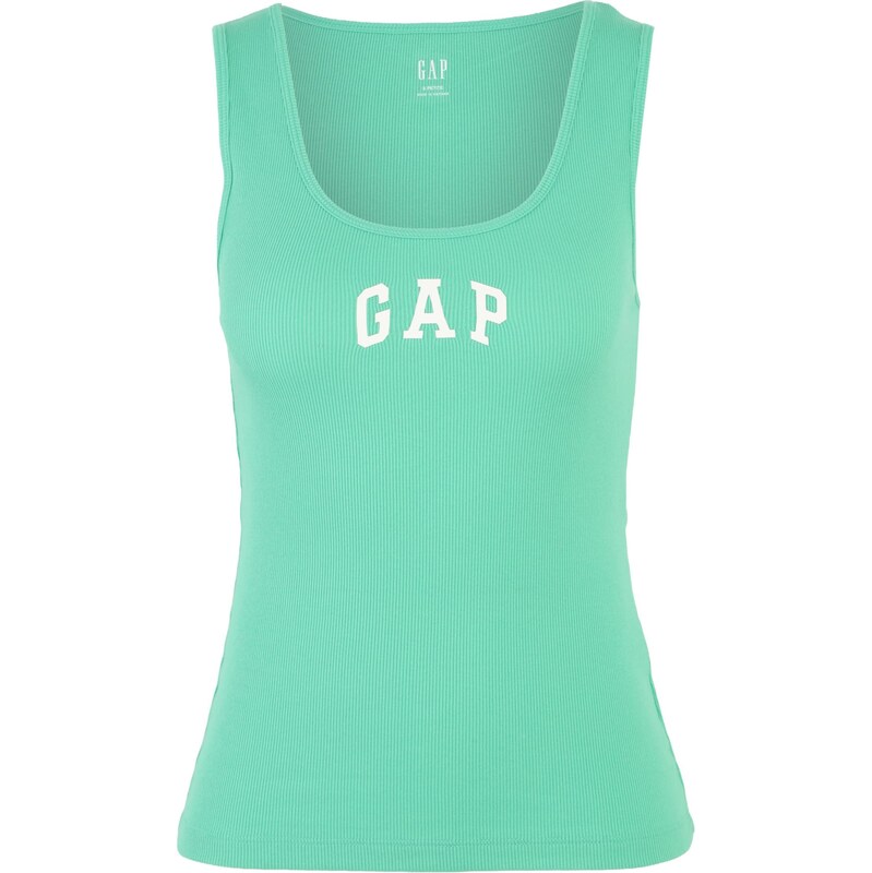 Gap Petite Top tyrkysová / biela 68501566