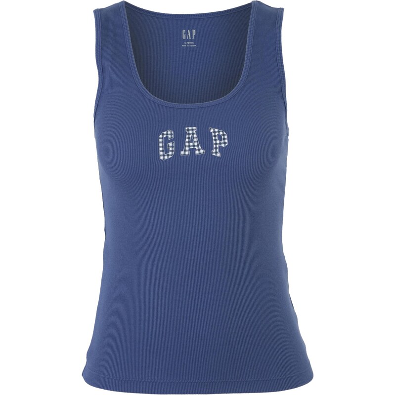 Gap Petite Top enciánová / tmavomodrá / biela 68501556