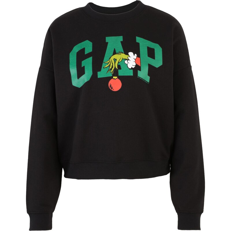 Gap Petite Mikina limetová / svetlozelená / svetločervená / čierna 68501568