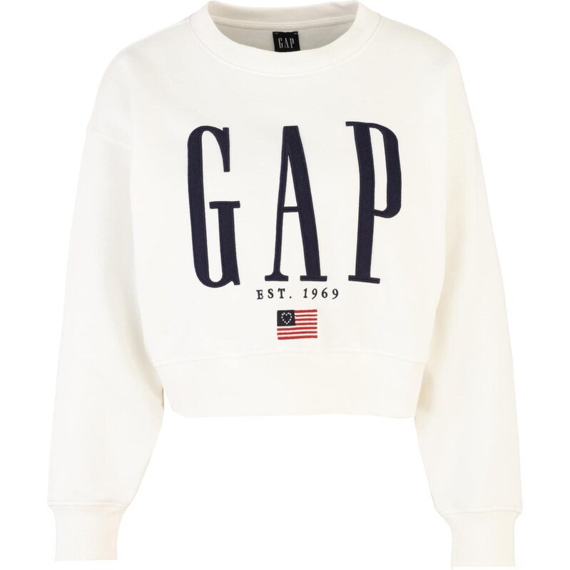 Gap Petite Mikina tmavomodrá / červená / biela ako vlna 68501549