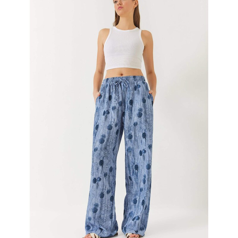 Bianco Lucci Nohavice námornícka modrá / zafírová 68501619