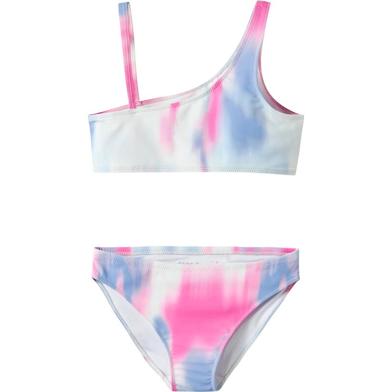 NAME IT Bikiny NKFZIE svetlosivá / svetlofialová / ružová 68503883