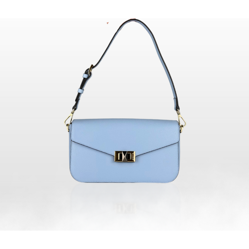 CROMIA MINA 2012 kožená kabelka svetlomodrá 68500687