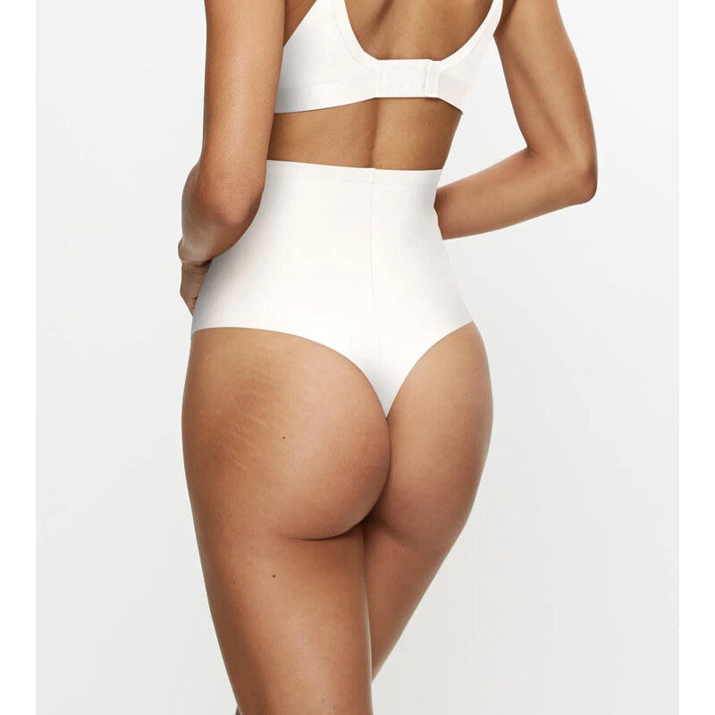 E-shop Triumph Shape Smart Highwaist String - ECRU WHITE - TRIUMPH ECRU
