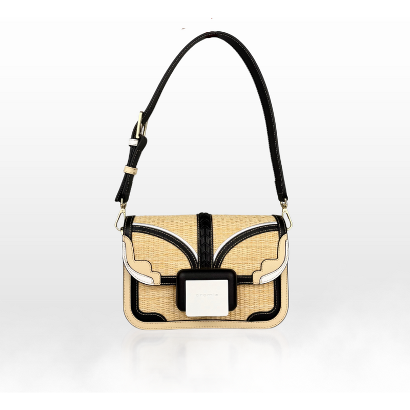 CROMIA IT VIBES kožená kabelka čierna 68502163