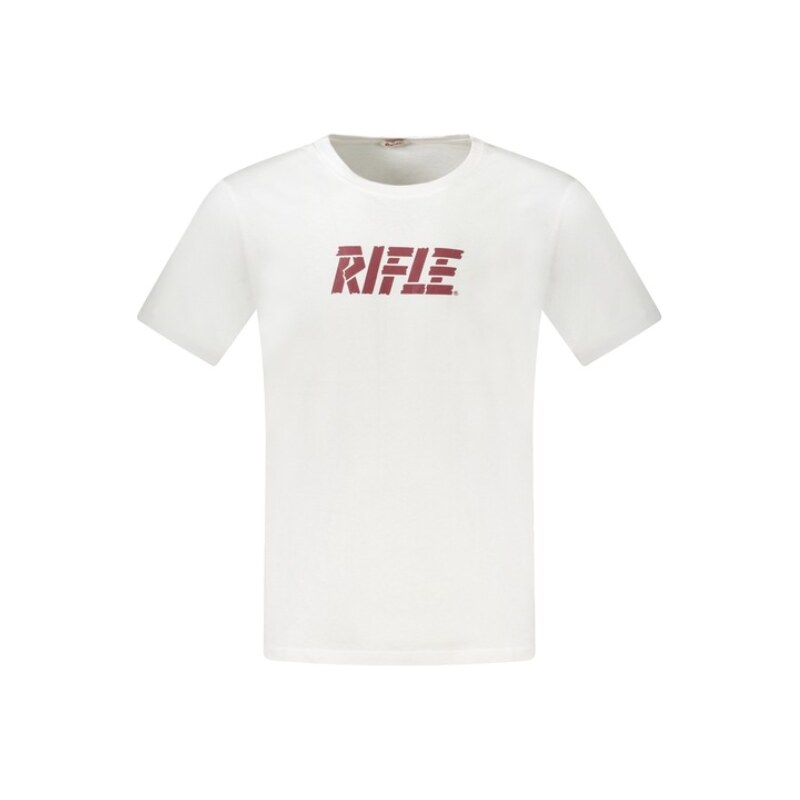 Štýlové Pánske Tričko Rifle RFT001 Biele, Bavlna, Logo 68604604
