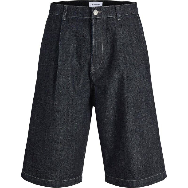 JACK & JONES Plisované rifle JJIRON JJLLOYD tmavomodrá 68503816