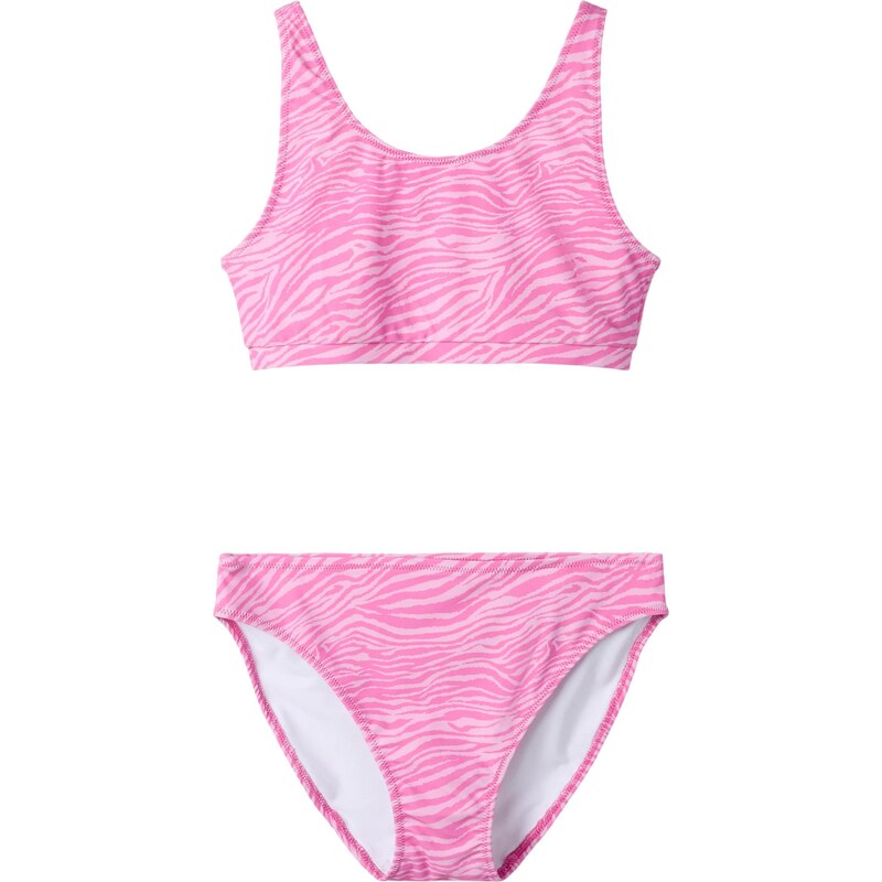 NAME IT Bikiny NKFZAnimal malinová / biela 68503910