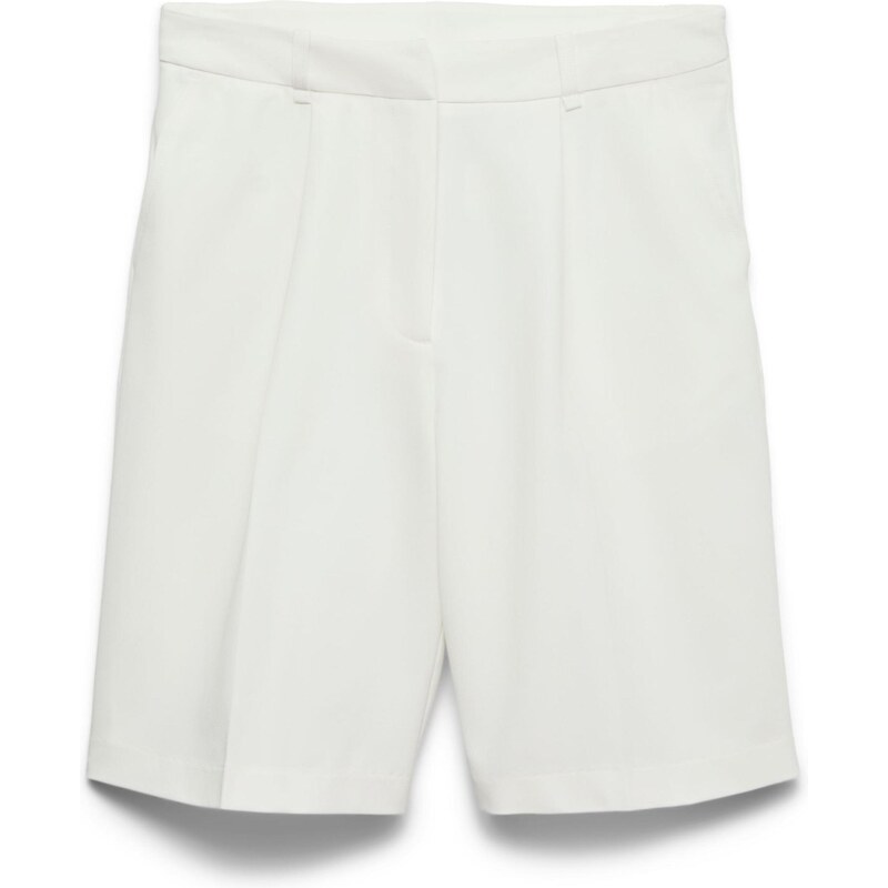 VERO MODA Nohavice s pukmi VMPASSI biela 68508084