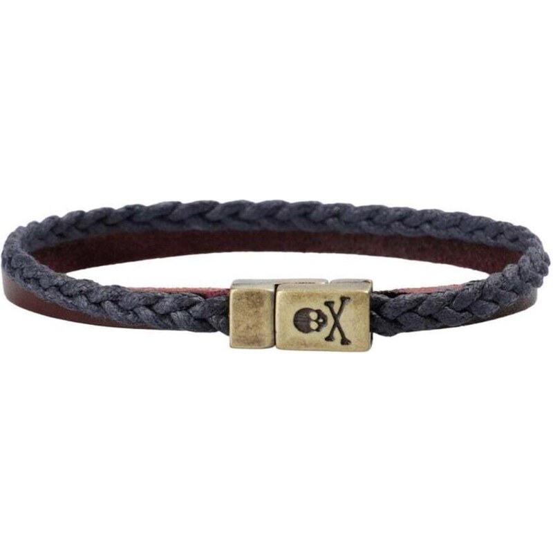 Scalpers Náramok Oslo námornícka modrá / zlatá / burgundská 68504019