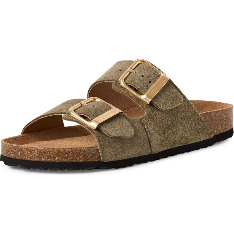 Tamaris Šľapky olivová 68504057