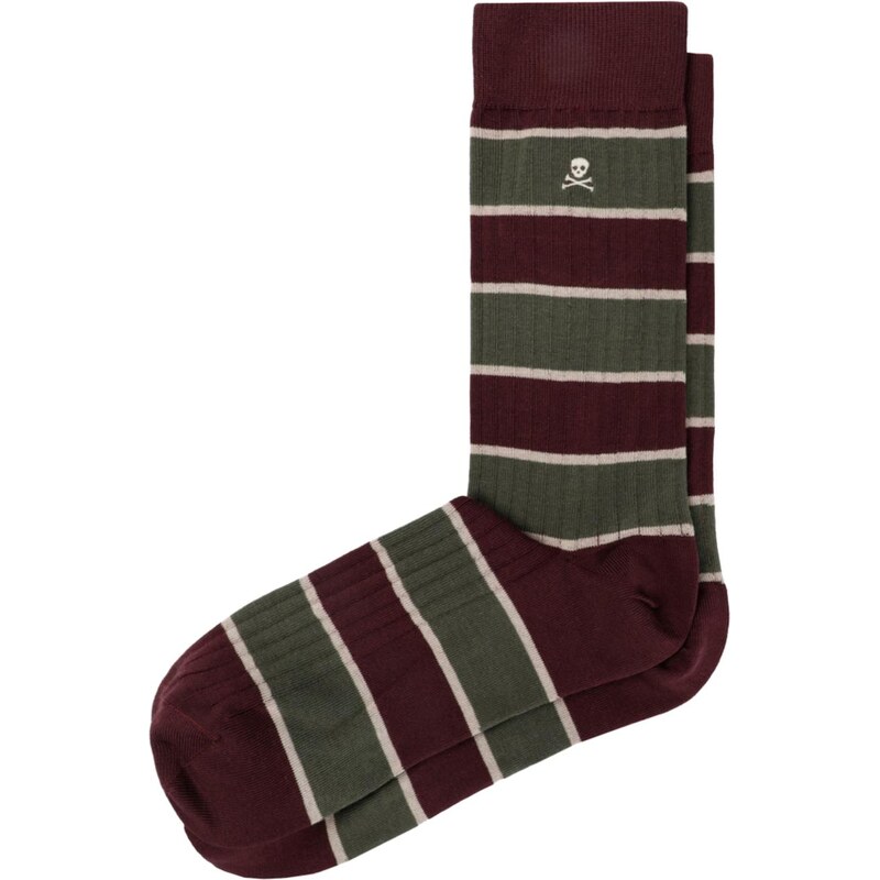 Scalpers Ponožky červená / burgundská 68504075