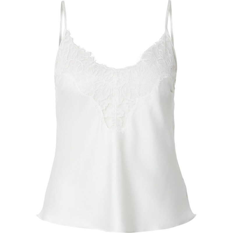 Hunkemöller Tričká na spanie Valerie prírodná biela 68504112