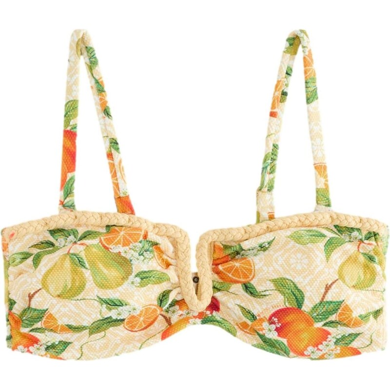 B by Ted Baker Bikinový top Fruit žltá / zelená / oranžová / biela 68504125