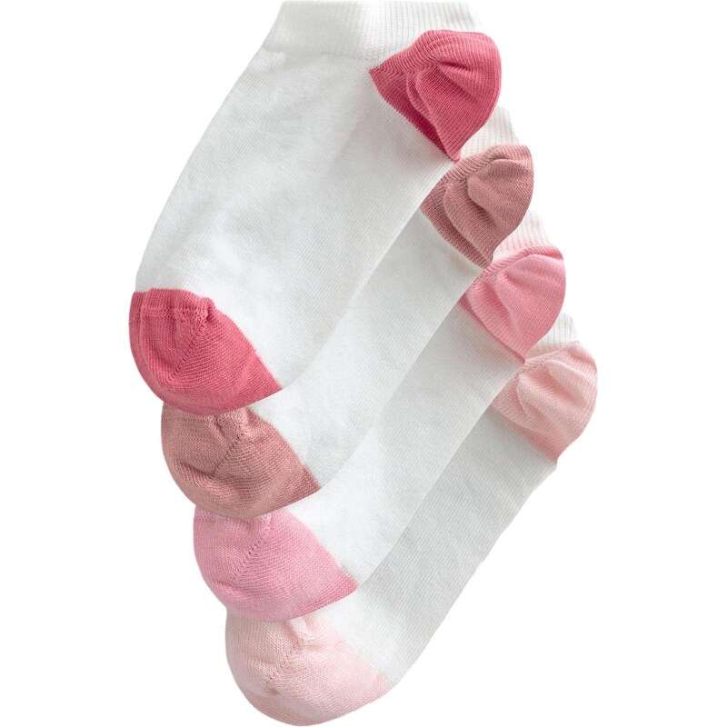 Next Ponožky ružová / púdrová / svetloružová / biela 68504126