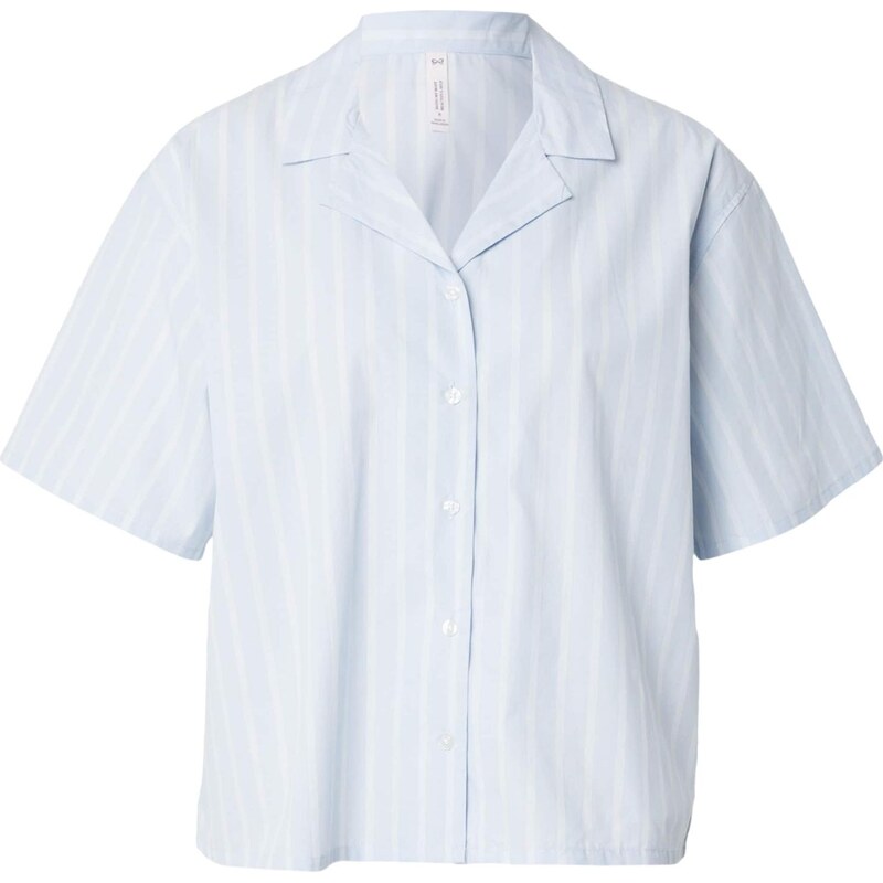 Hunkemöller Tričká na spanie pastelovo modrá / biela 68504164