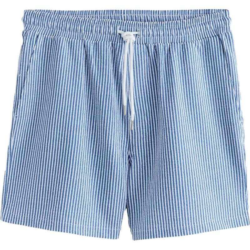 Next Nohavice nebesky modrá / biela 68504221