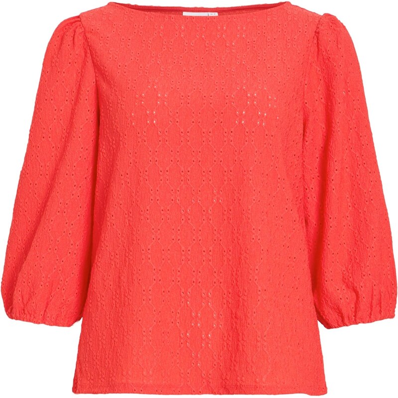 VILA Tričko VIFRIMA ohnivo červená 68504295