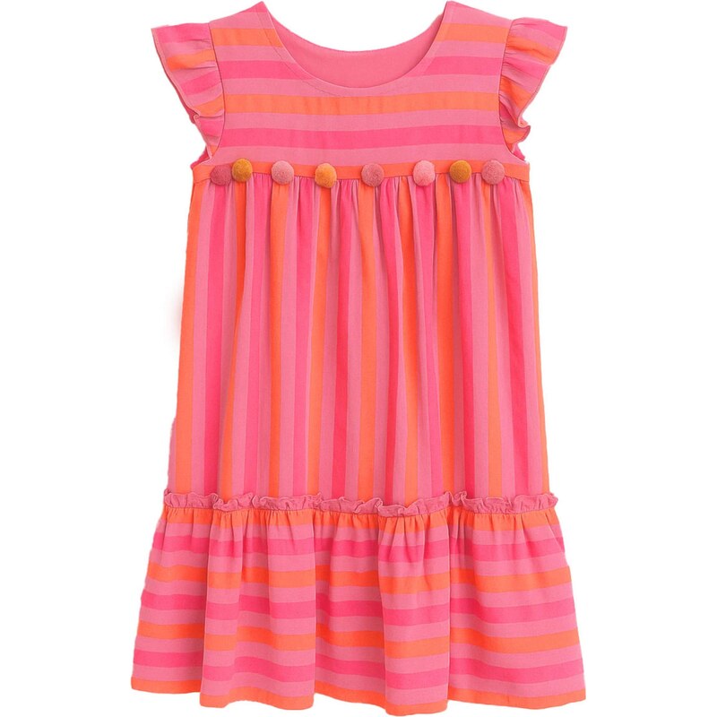 Danamade Šaty oranžová / fuksia / eozín 68504304