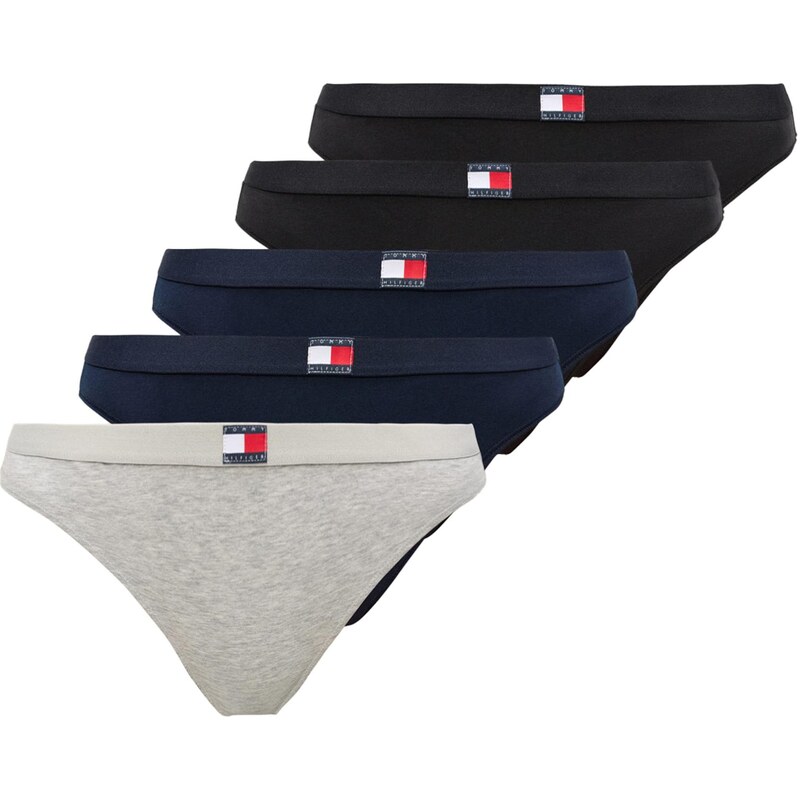 E-shop Tommy Hilfiger Underwear Tangá námornícka modrá / sivá