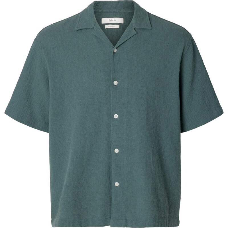 SELECTED Košeľa SLHCal nefritová 68504353