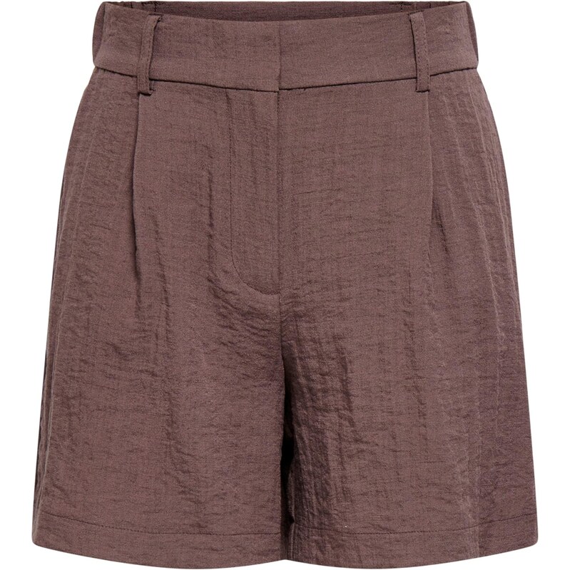 ONLY Plisované nohavice ONLITA tmavohnedá 68504397