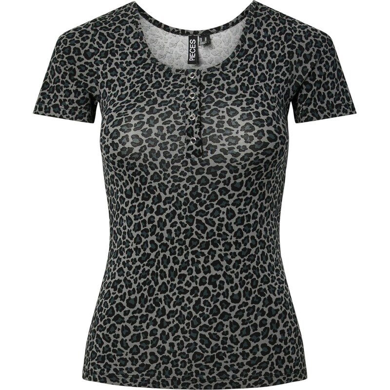 PIECES Tričko PCKITTY sivá / antracitová / grafitová 68504493