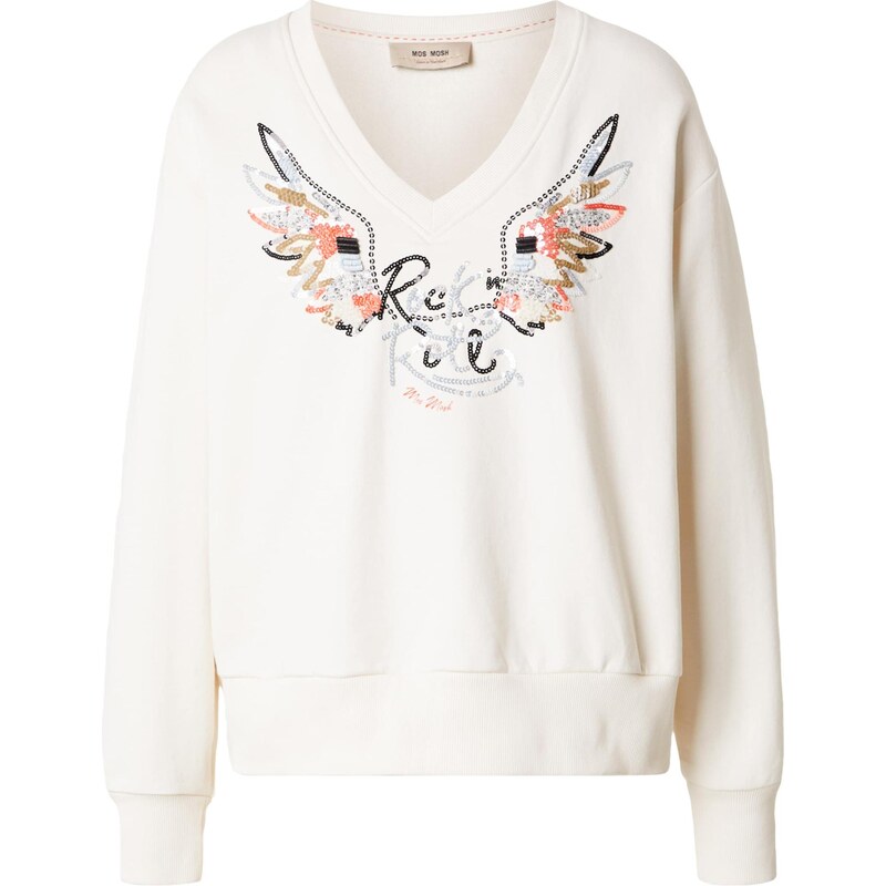 MOS MOSH Mikina MMCosette nebielená / hnedá / oranžová / čierna 68504617