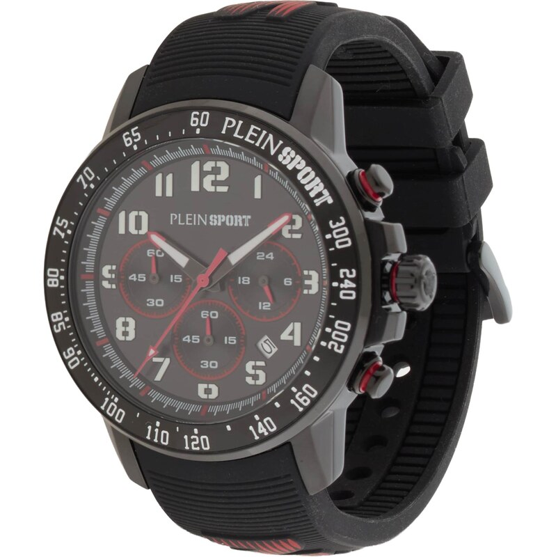 Plein Sport Analógové hodinky červená / čierna 68504672