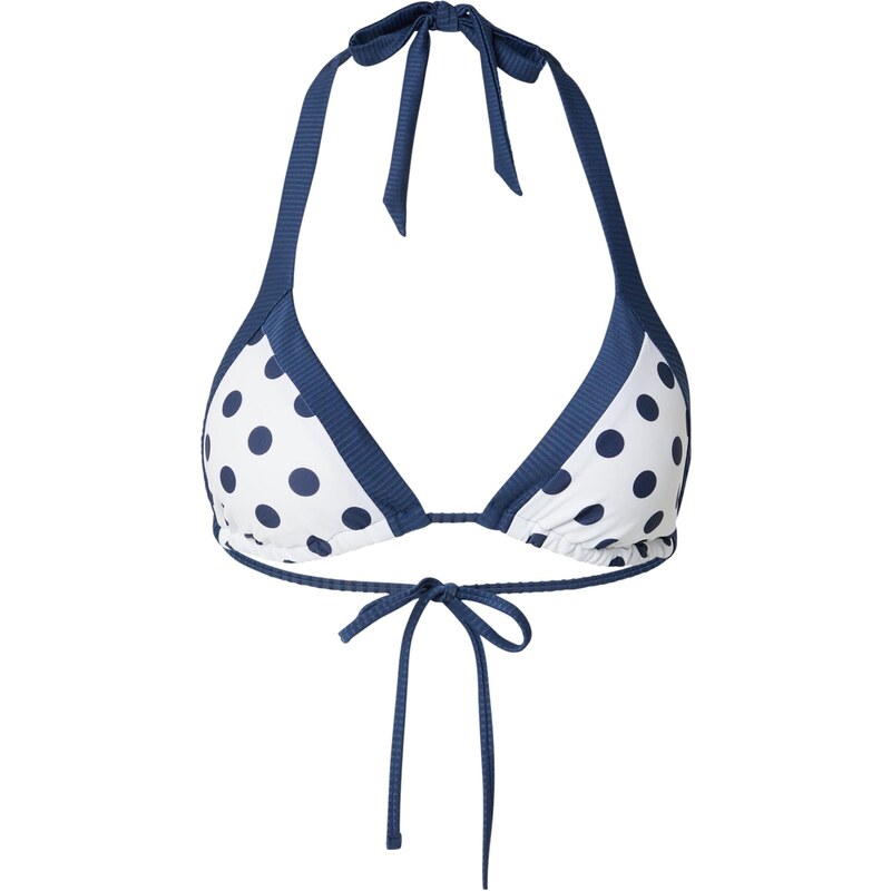 HOLLISTER Bikinový top námornícka modrá / biela 68504778