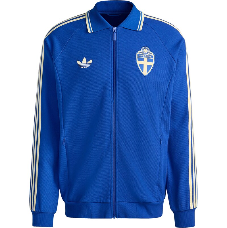 ADIDAS PERFORMANCE Tréningová bunda SVFF krémová / modrá 68504780