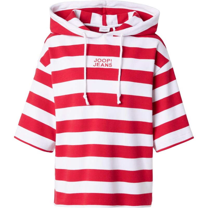 JOOP! Jeans Mikina červená / biela 68504969
