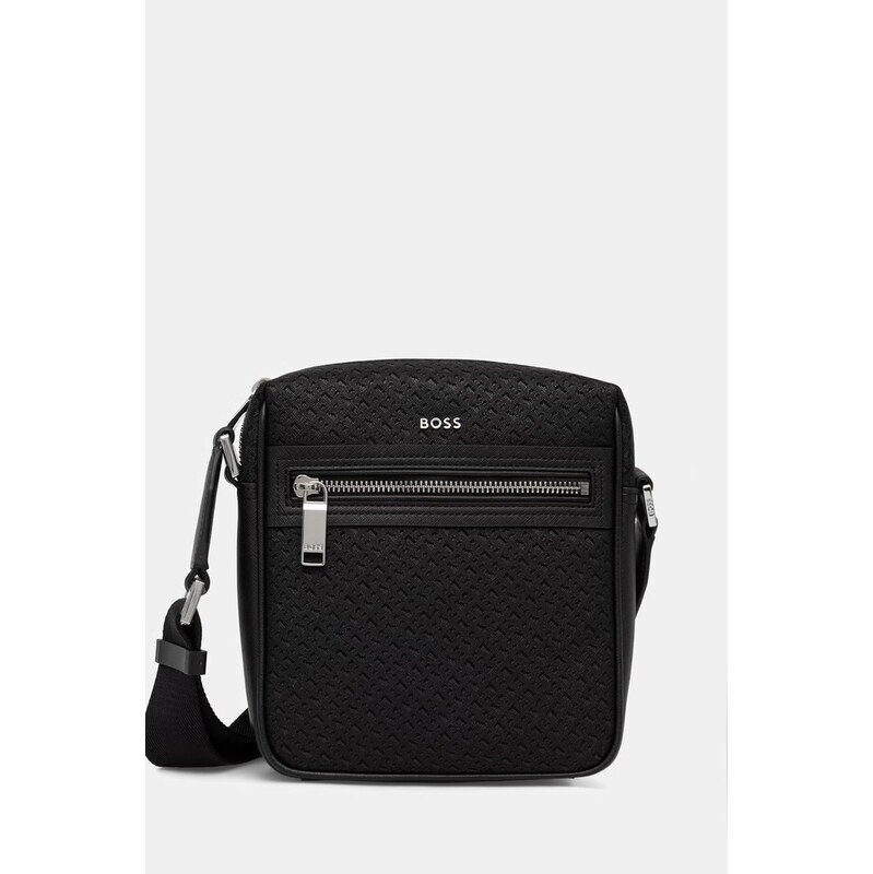 BOSS taška cez rameno pánska z imitácie kože 68507908