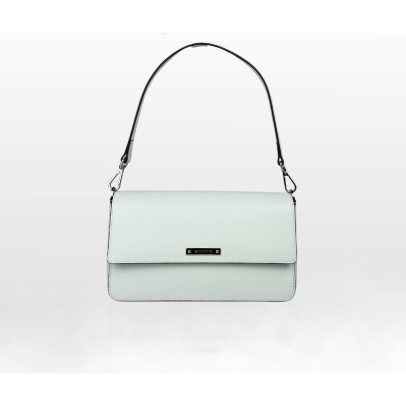 CROMIA PERLA 2009 kožená kabelka svetlomodrá 68505385