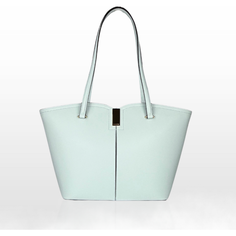 CROMIA ISADORA kožená kabelka svetlomodrá 68505807