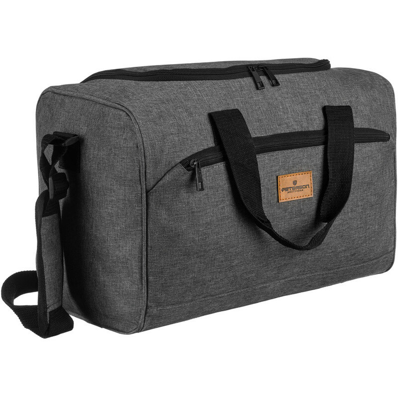 PETERSON Cestovná taška z polyesteru | šedá [DH] PTN TS101-T 68505851