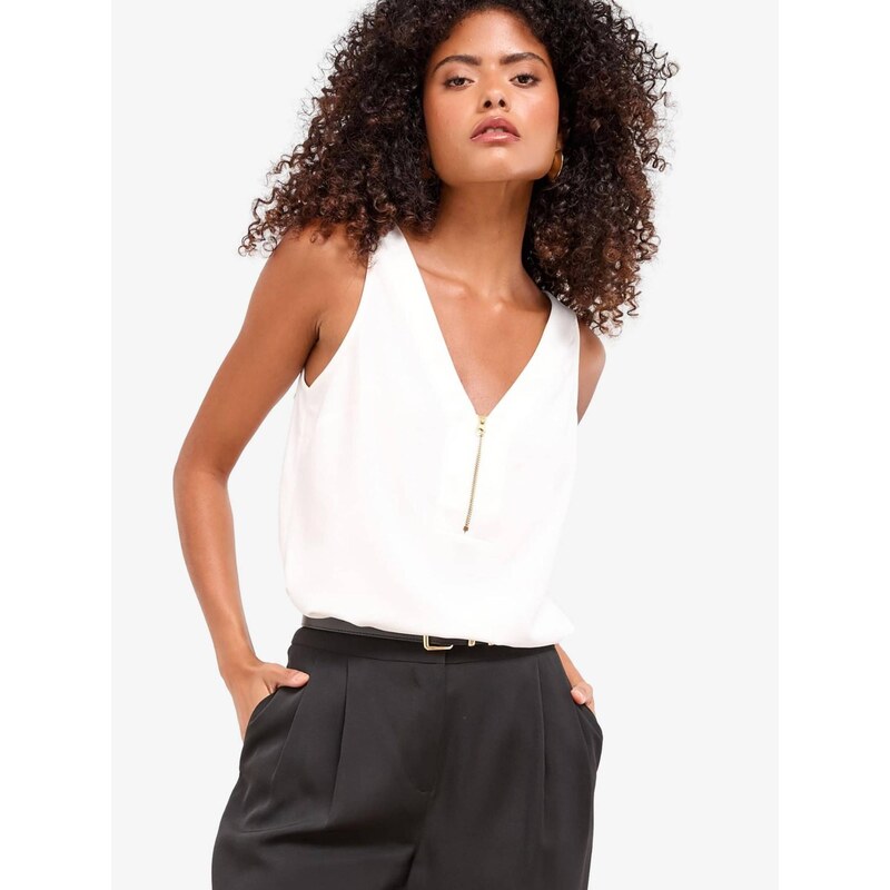 Lipsy Top biela 68507228