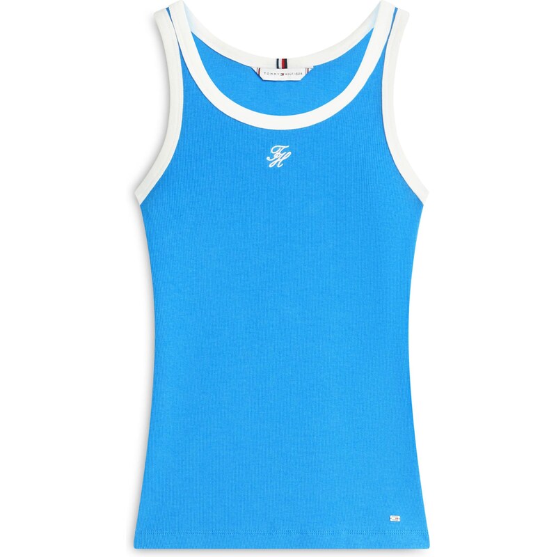 TOMMY HILFIGER Top svetlomodrá / biela 68507363