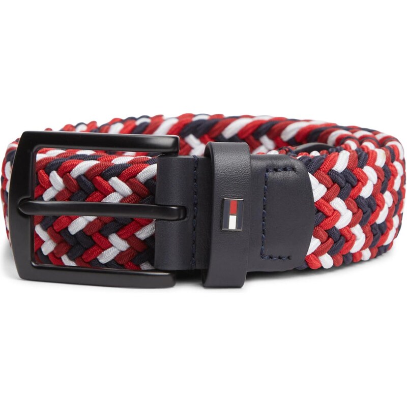 TOMMY HILFIGER Opasky DENTON 3.5 námornícka modrá / červená / biela 68507372