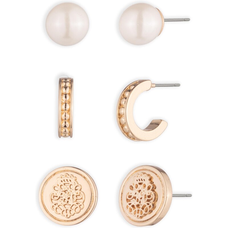 Lauren Ralph Lauren Náušnice zlatá / perlovo biela 68507815