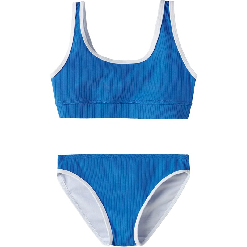 NAME IT Bikiny NKFZONTRA námornícka modrá / prírodná biela 68508048