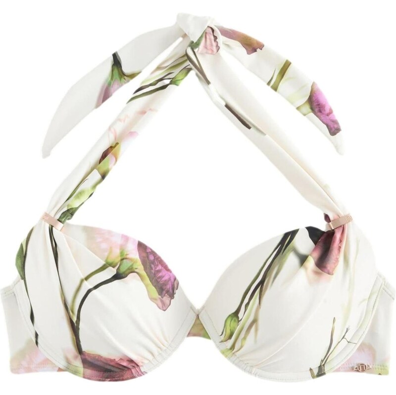 Next Bikinový top krémová / svetlozelená / purpurová / rosé 68508076