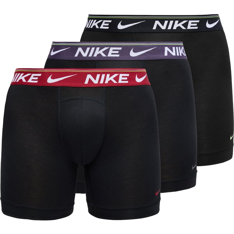 NIKE Underwear Boxerky tmavofialová / krvavo červená / čierna / biela 68508091