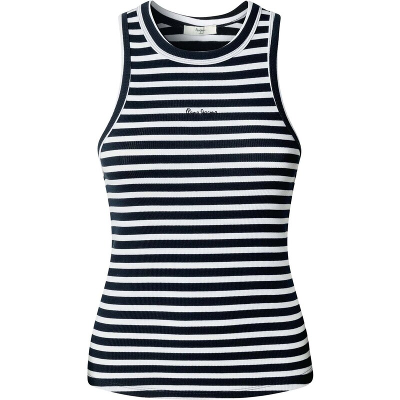 Pepe Jeans Top Marian ultramarínová / biela 68508106