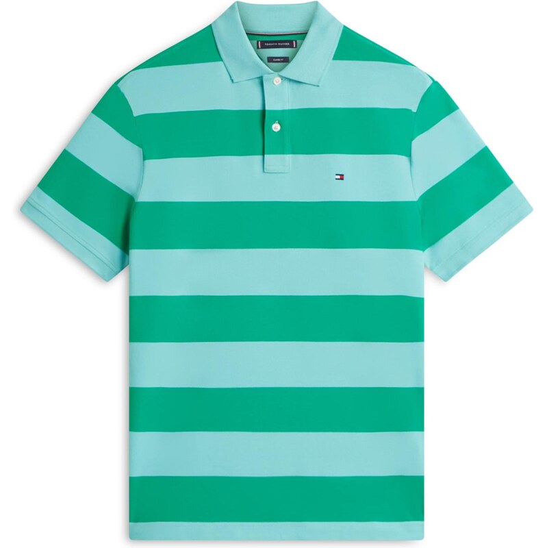 TOMMY HILFIGER Tričko svetlomodrá / zelená 68508126