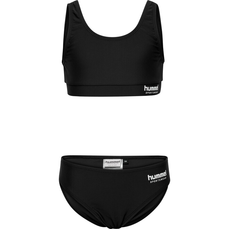 Hummel Športové plavky JR Solid čierna / biela 68508163