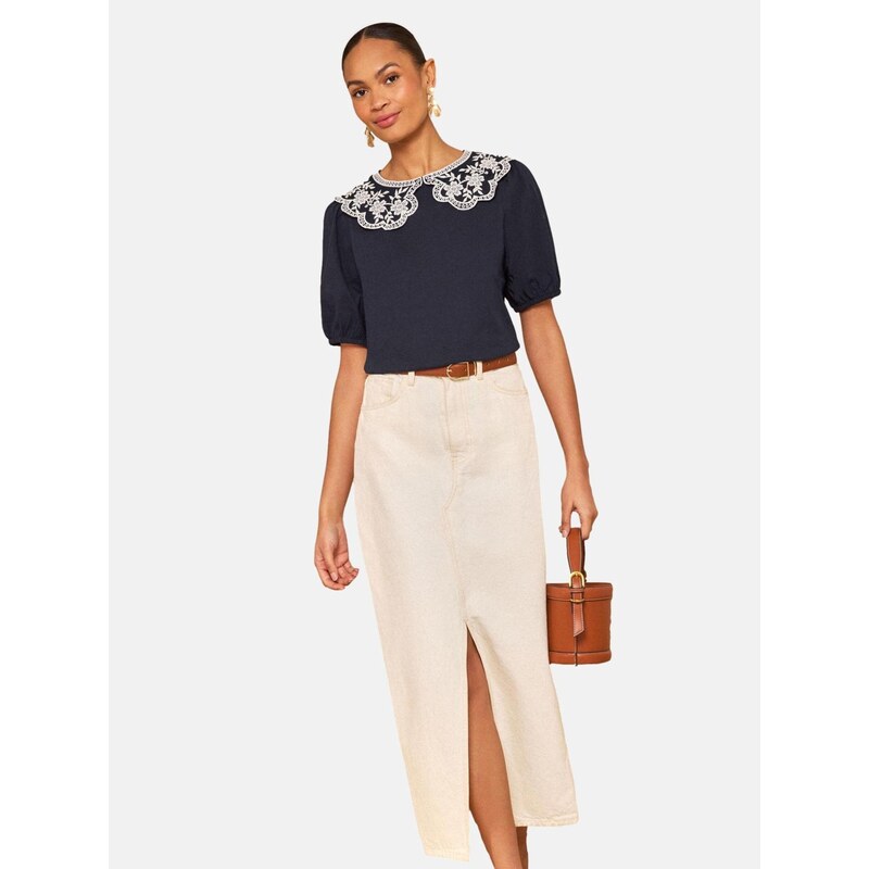 love & roses Tričko námornícka modrá / biela 68508171