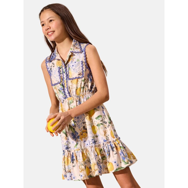 Lipsy Šaty svetlomodrá / limetková / jablková / orgovánová 68508261