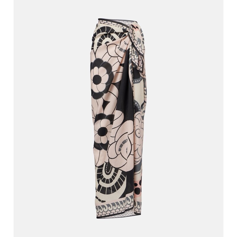 La DoubleJ Printed cotton beach cover-up 68536968